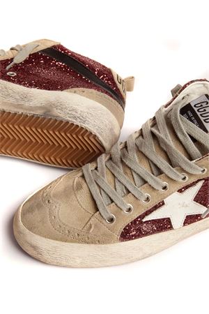 Mid Star sneakers in burgundy glitter upper GOLDEN GOOSE | GWF00122F00262681553